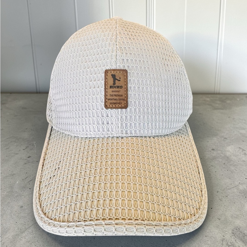 Ediko Full Mesh Strapback Dad Hat Cap Adjustable Premium Golf Sports